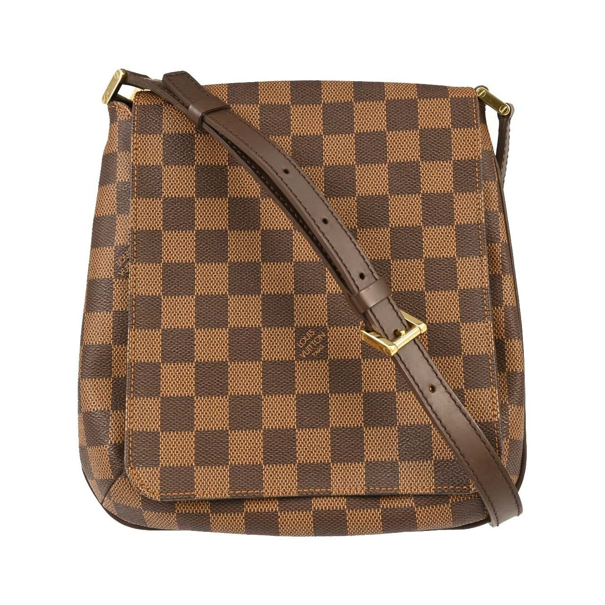Louis Vuitton Musette Salsa Damier, Brown, Canvas, Shoulder Bag