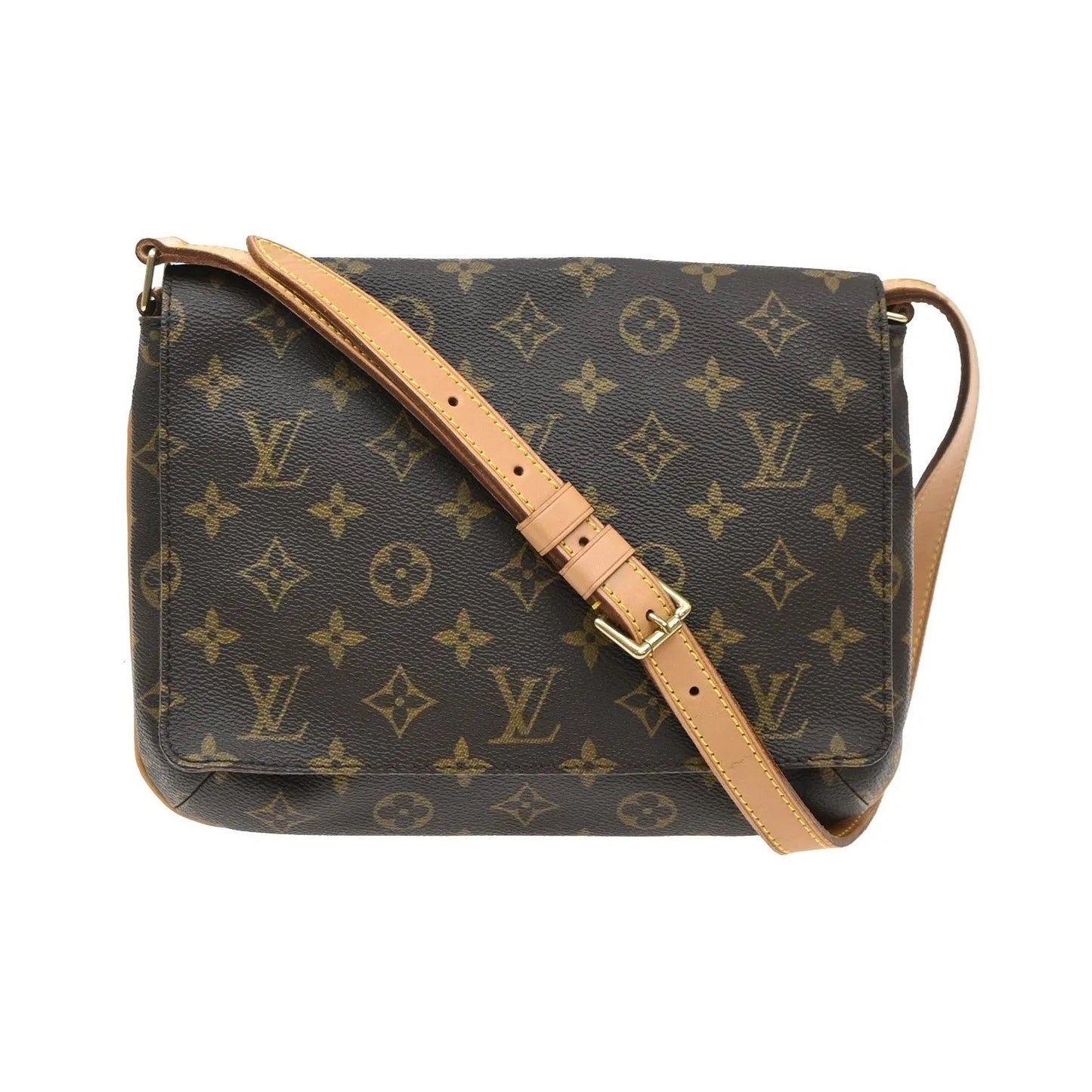 Louis Vuitton Musette Tango Monogram Canvas, Brown, Canvas, Shoulder Bag