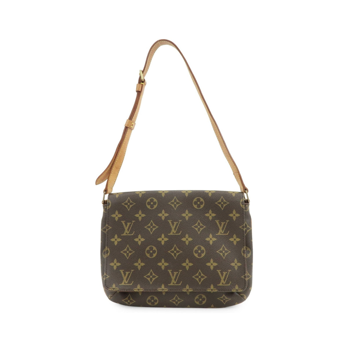 Louis Vuitton Musette Tango Monogram Canvas, Brown, Canvas, Shoulder Bag