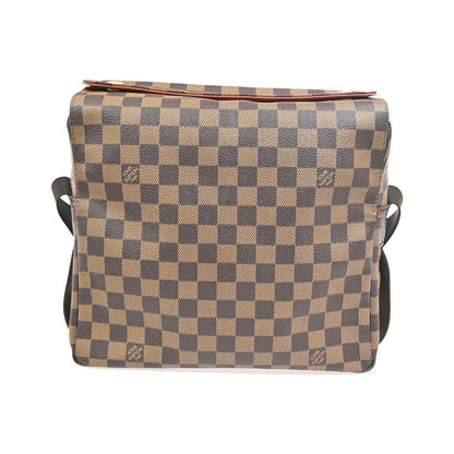 Louis Vuitton Naviglio Damier, Brown, Canvas, Shoulder Bag