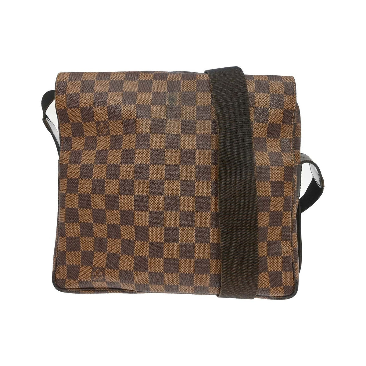 Louis Vuitton Naviglio Damier Ebene, Brown, Canvas, Shoulder Bag