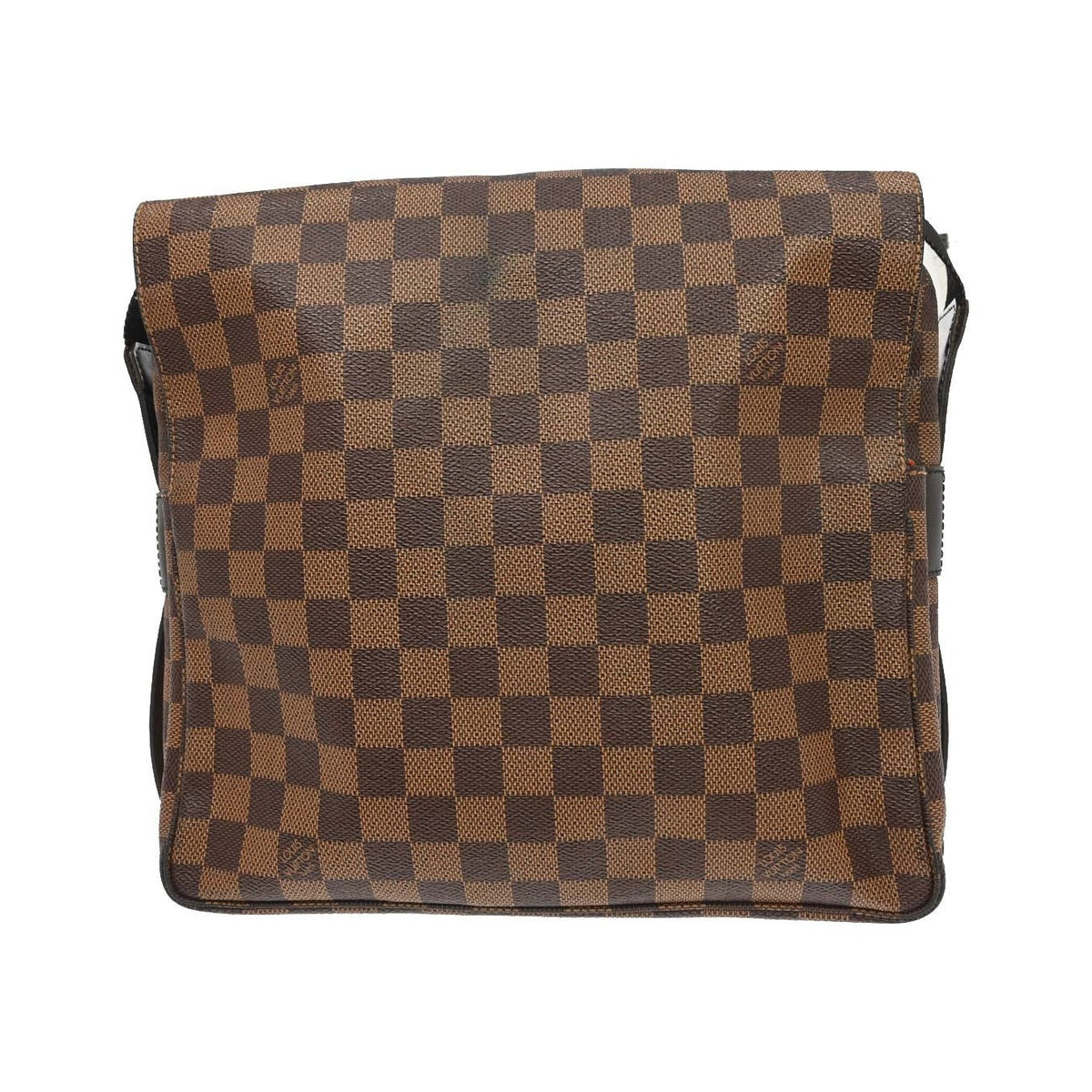Louis Vuitton Naviglio Damier Ebene, Brown, Canvas, Shoulder Bag