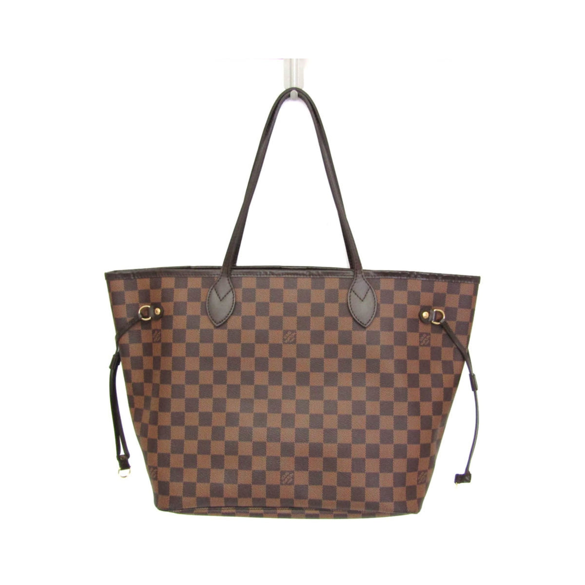 Louis Vuitton Neverfull Damier, Brown, Canvas, Tote Bag