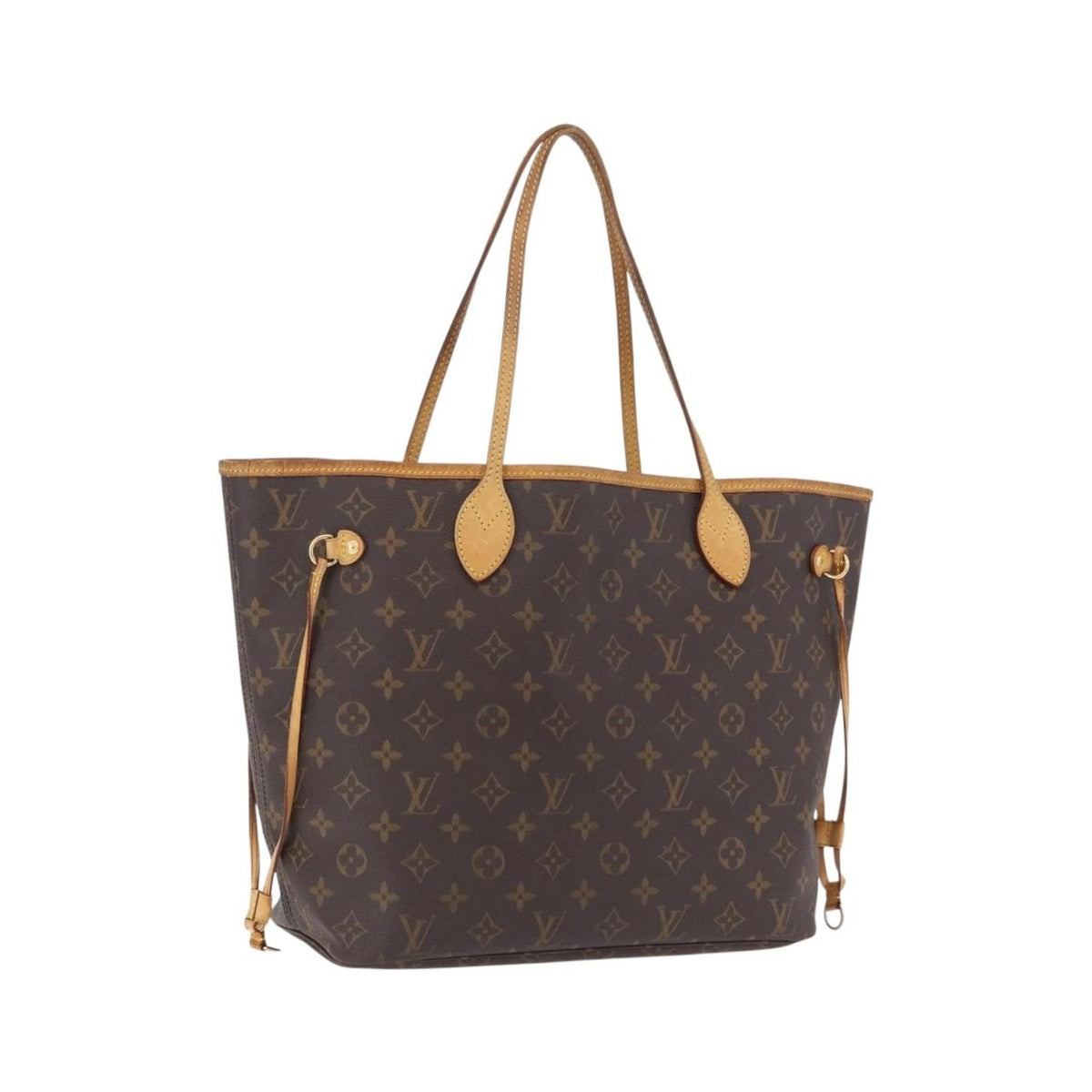 Louis Vuitton Neverfull Monogram Canvas, Brown, Canvas, Tote Bag