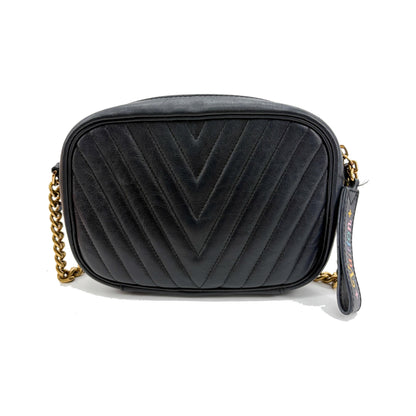 Louis Vuitton New Wave Camera Quilted Leather, Black, Leather, Handbag