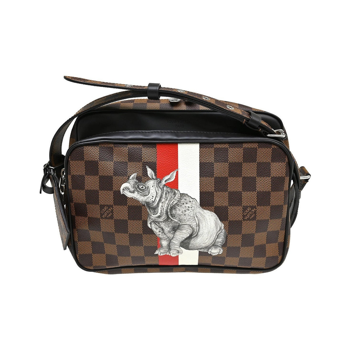 Louis Vuitton Nil Messenger Limited Edition Chapman Savane Damier, Brown, Canvas, Handbag