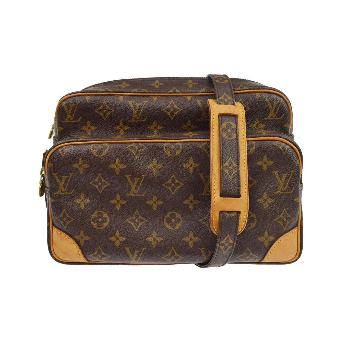 Louis Vuitton Nil Shoulder Bag Monogram Canvas, Brown, Canvas, Shoulder Bag