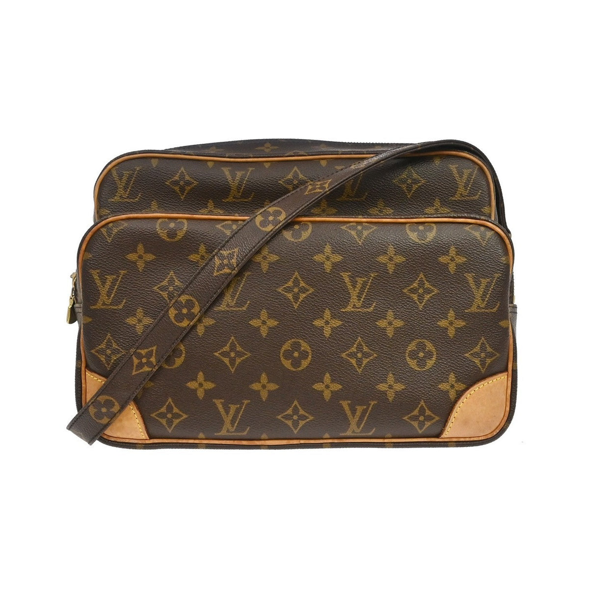 Louis Vuitton Nil Shoulder Bag Monogram Canvas, Brown, Canvas, Shoulder Bag
