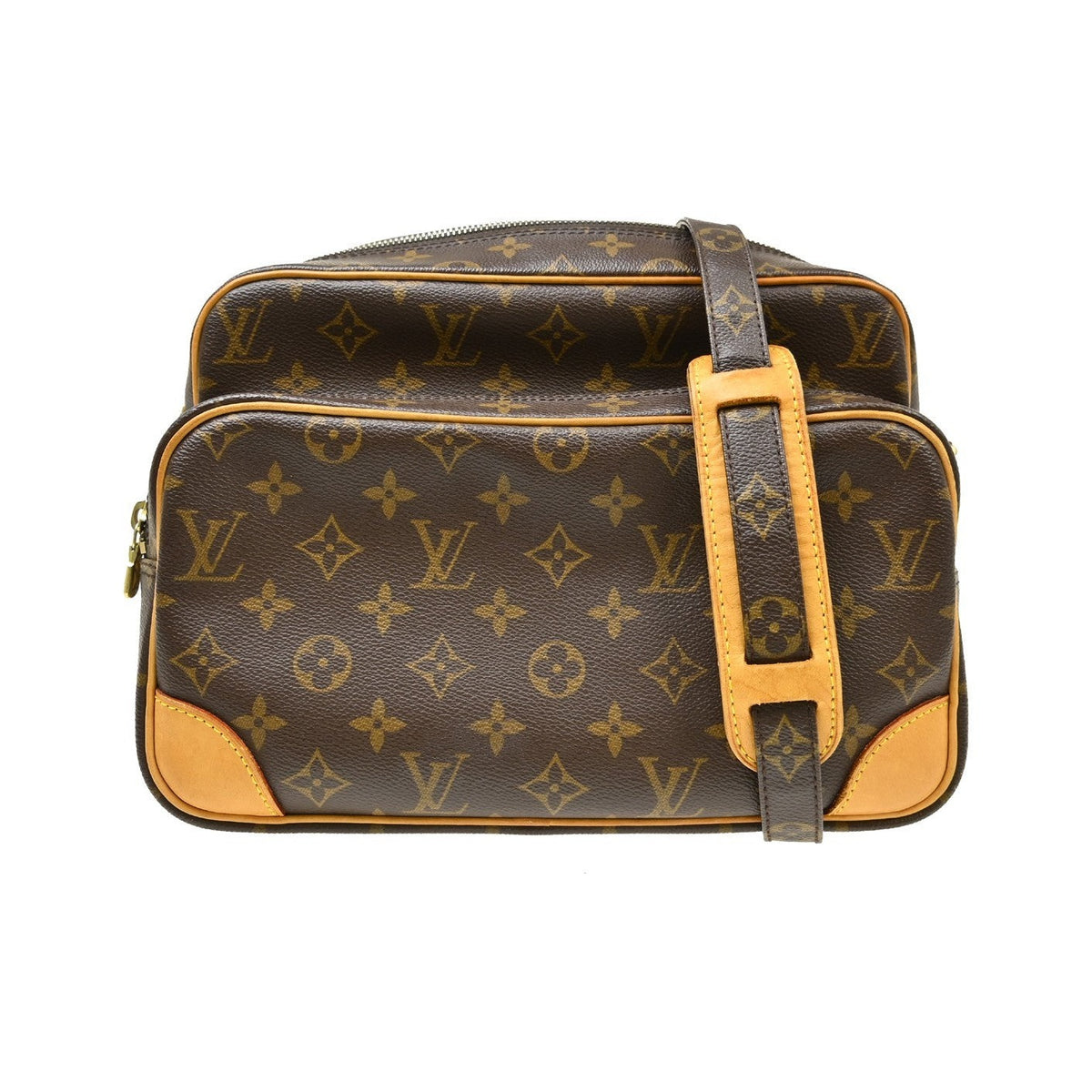 Louis Vuitton Nil Shoulder Bag Monogram Canvas, Brown, Canvas, Shoulder Bag