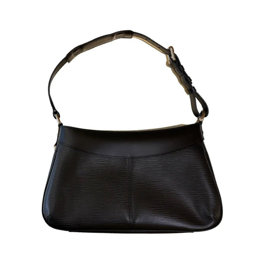 Louis Vuitton Nocturne Epi Leather, Black, Leather, Handbag