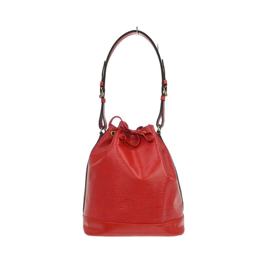 Louis Vuitton Noe Epi Leather, Red, Leather, Handbag