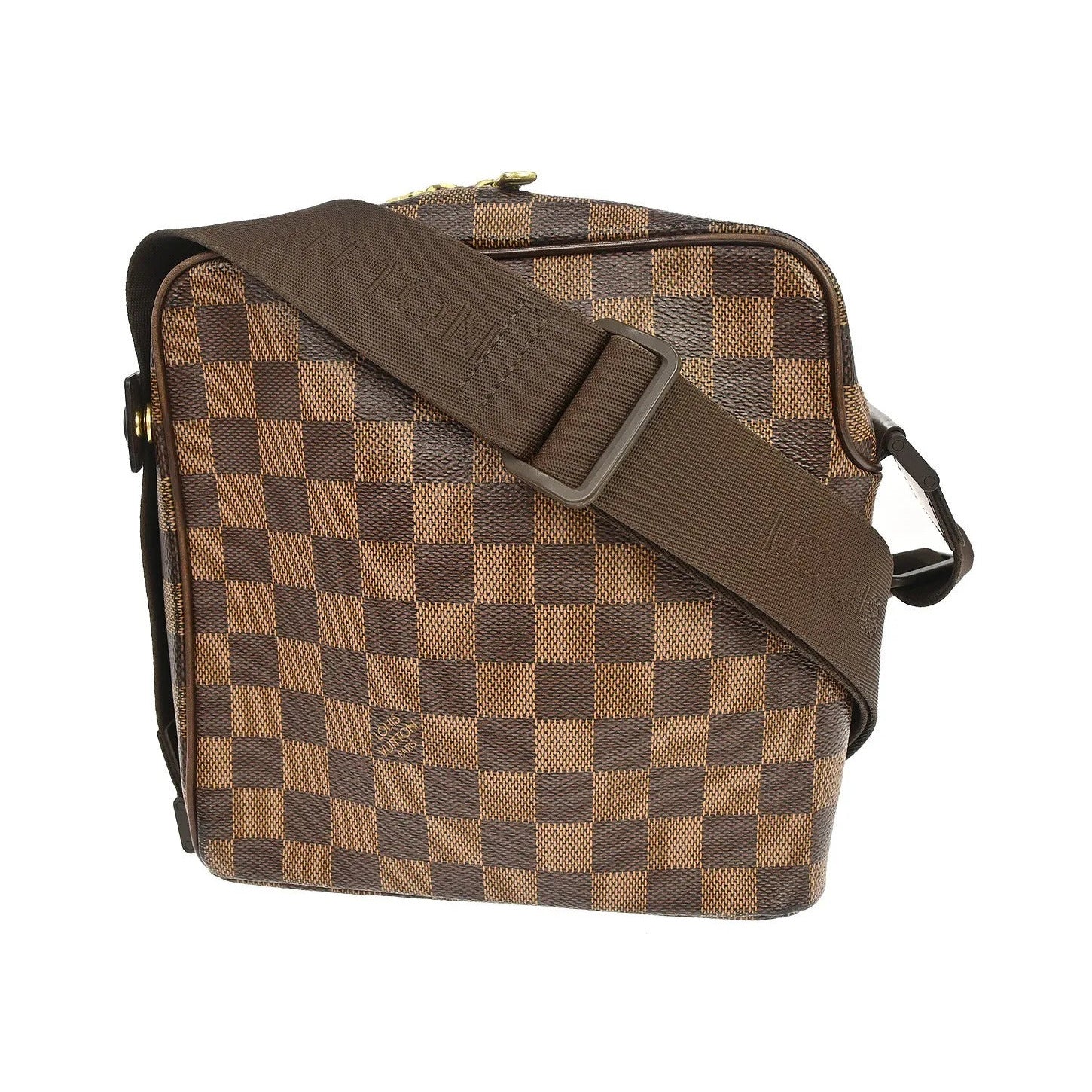 Louis Vuitton Olav Damier, Brown, Canvas, Shoulder Bag
