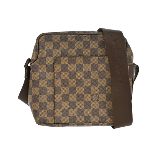 Louis Vuitton Olav Damier, Brown, Canvas, Handbag