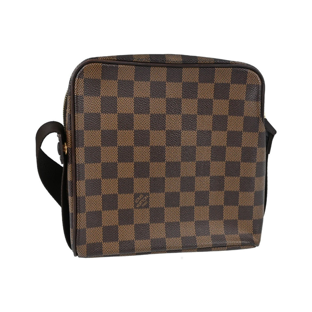 Louis Vuitton Olav Damier, Brown, Canvas, Handbag