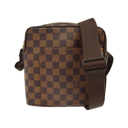 Louis Vuitton Olav Damier Ebene, Brown, Canvas, Shoulder Bag