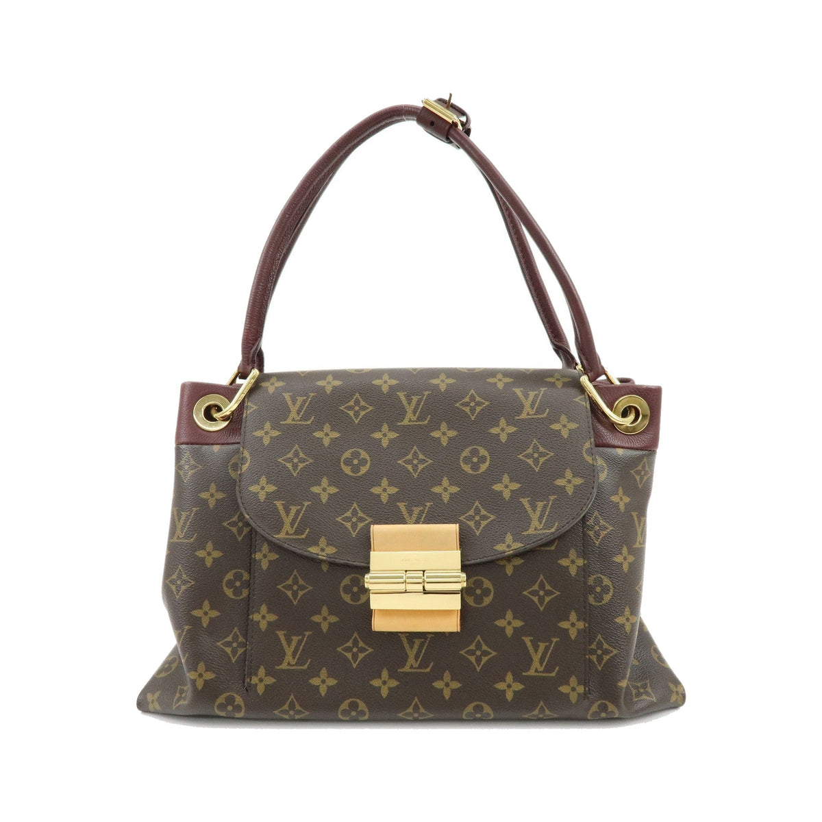 Louis Vuitton Olympe Monogram Canvas, Brown, Canvas, Handbag