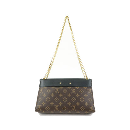Louis Vuitton Pallas Chain Monogram Canvas and Calfskin, Brown, Canvas, Shoulder Bag
