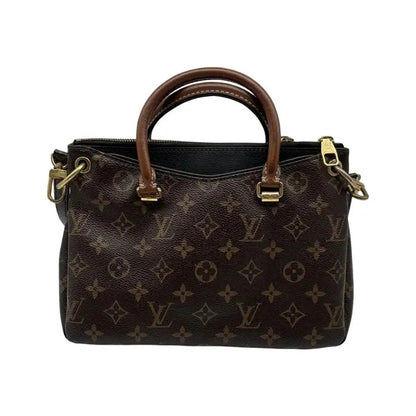 Louis Vuitton Pallas Tote Monogram Canvas with Leather, Brown, Canvas, Handbag
