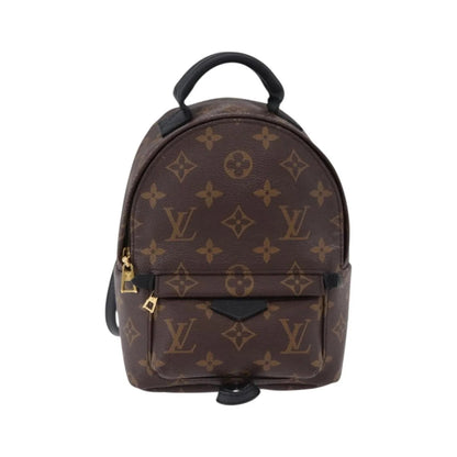 Louis Vuitton Palm Springs Monogram, Brown, Canvas, Backpack