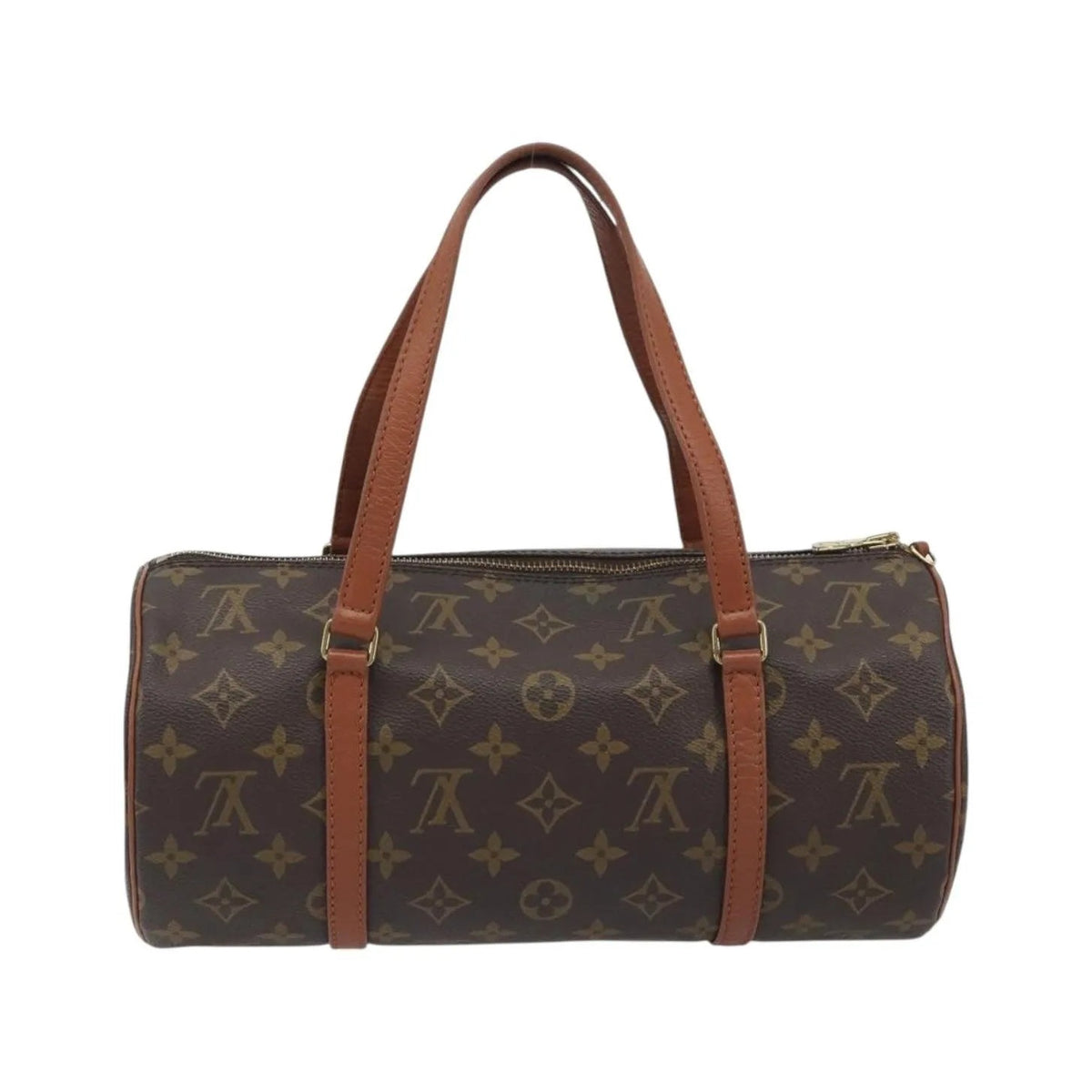 Louis Vuitton Papillon Monogram, Brown, Canvas, Handbag