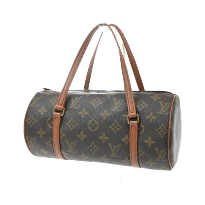 Louis Vuitton Papillon Monogram, Brown, Canvas, Handbag