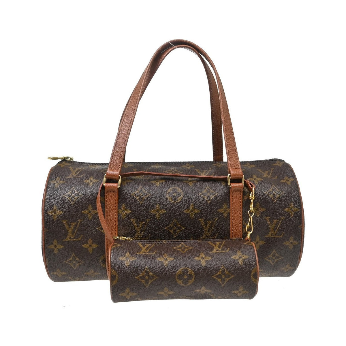 Louis Vuitton Papillon Monogram Canvas, Brown, Canvas, Handbag