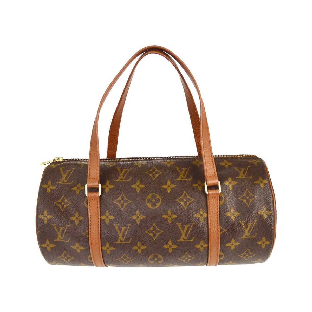 Louis Vuitton Papillon Monogram Canvas, Brown, Canvas, Handbag