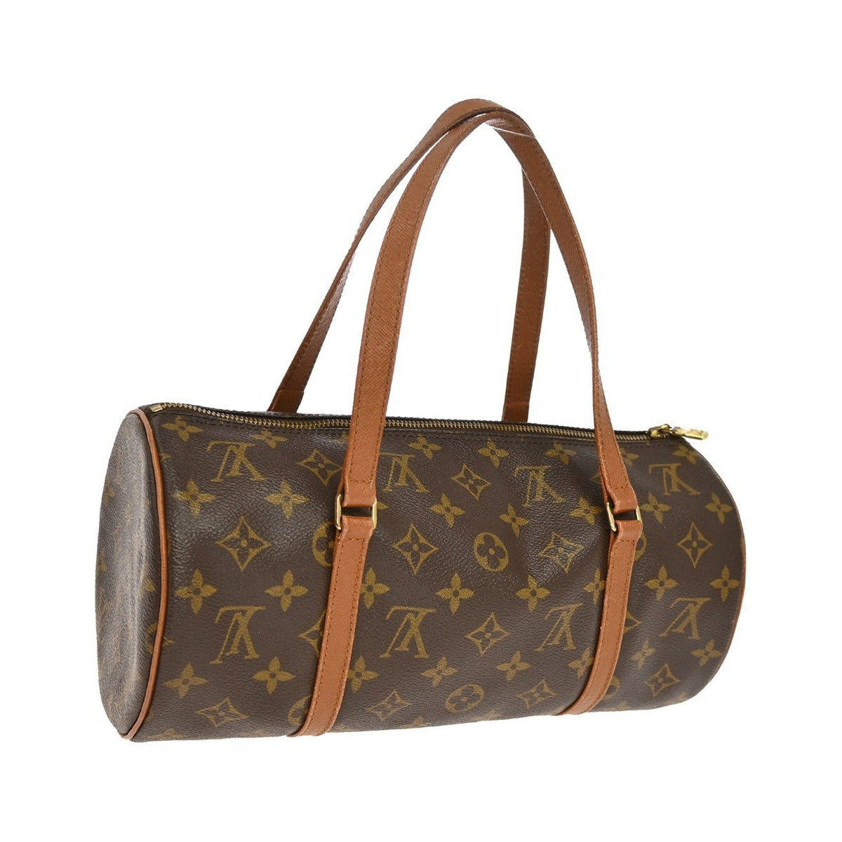 Louis Vuitton Papillon Monogram Canvas, Brown, Canvas, Handbag