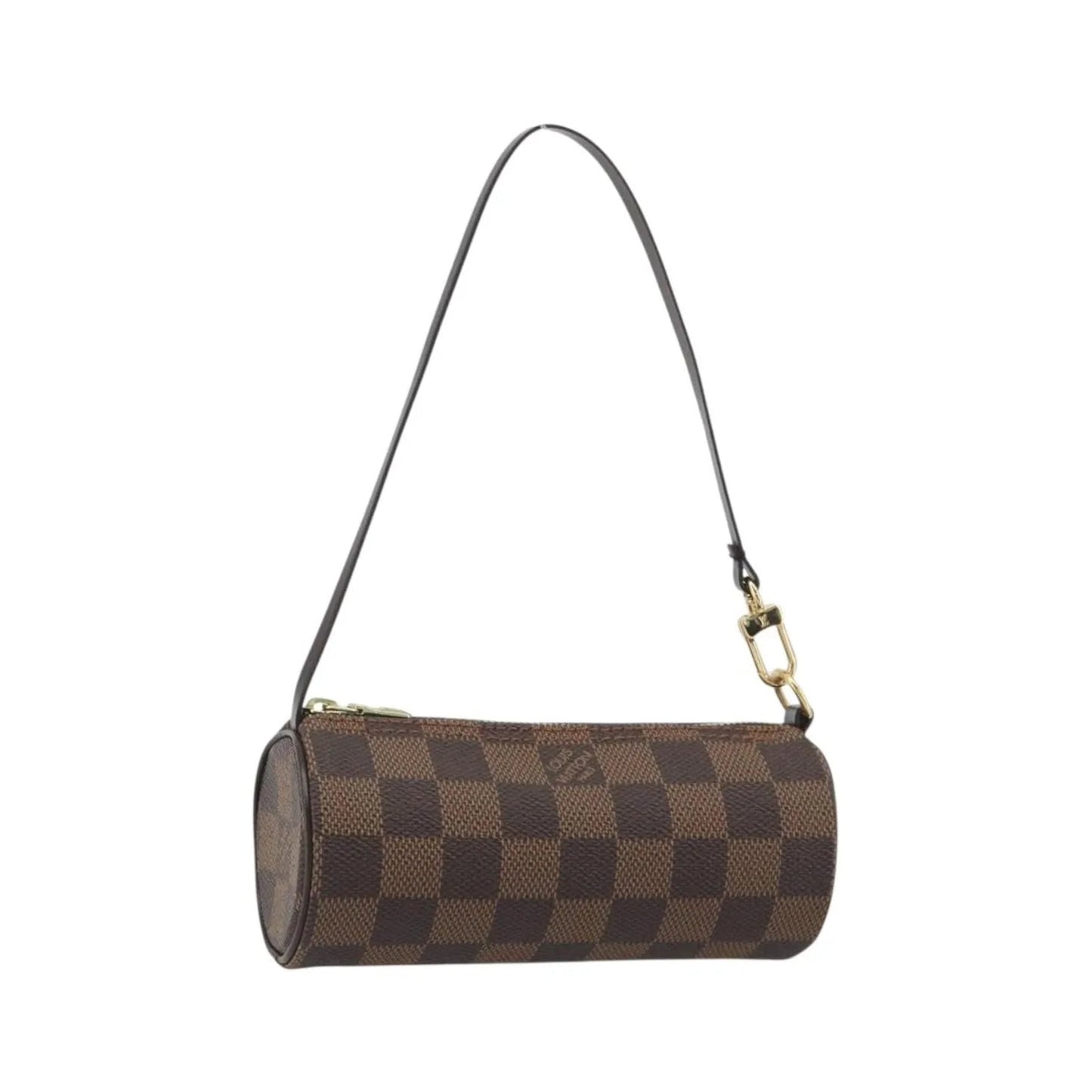 Louis Vuitton Papillon Pochette Damier Ebene, Brown, Canvas, Clutch
