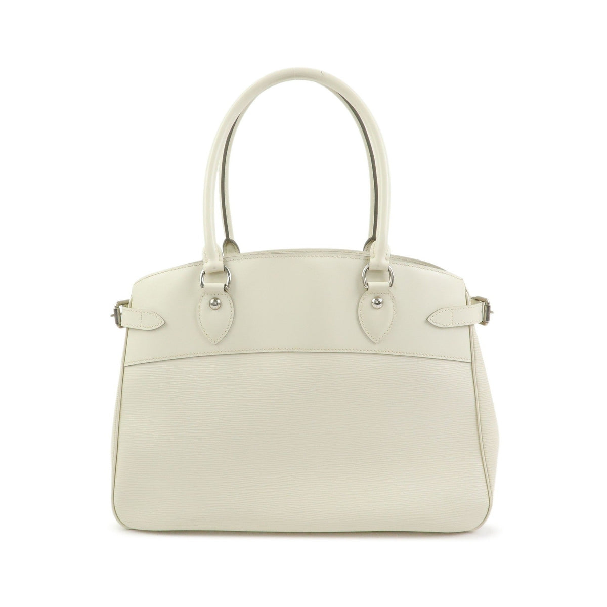 Louis Vuitton Passy Epi Leather, White, Leather, Tote Bag