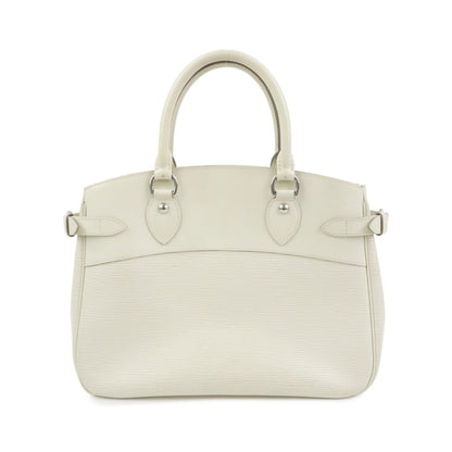Louis Vuitton Passy Epi Leather, White, Leather, Tote Bag