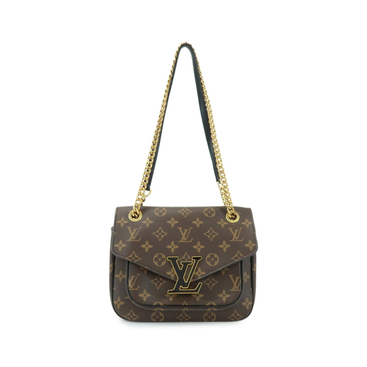 Louis Vuitton Passy Monogram Canvas, Brown, Canvas, Tote Bag