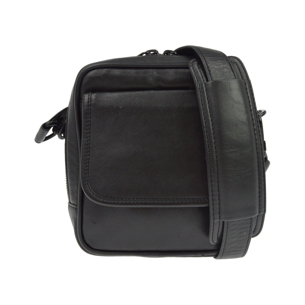 Louis Vuitton Peonia Leather, Black, Leather, Crossbody Bag