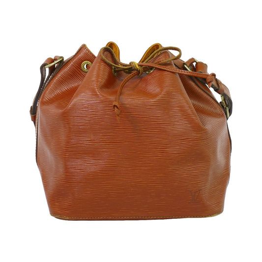Louis Vuitton Petit Noe Epi Leather, Brown, Leather, Shoulder Bag