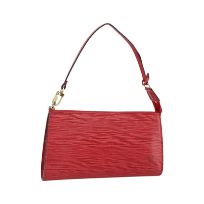 Louis Vuitton Pochette Accessoires Epi Leather, Red, Leather, Wallet