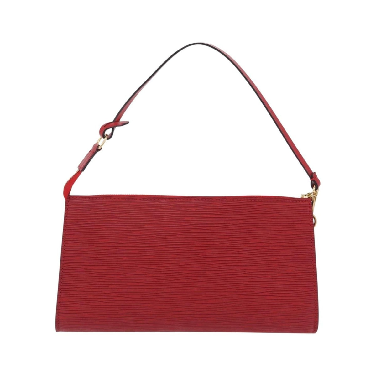 Louis Vuitton Pochette Accessoires Epi Leather, Red, Leather, Clutch