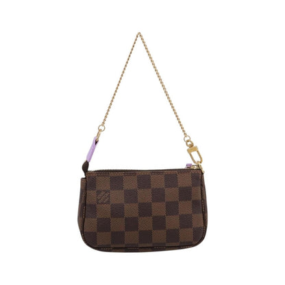 Louis Vuitton Pochette Accessoires Limited Edition Damier, Brown, Canvas, Clutch