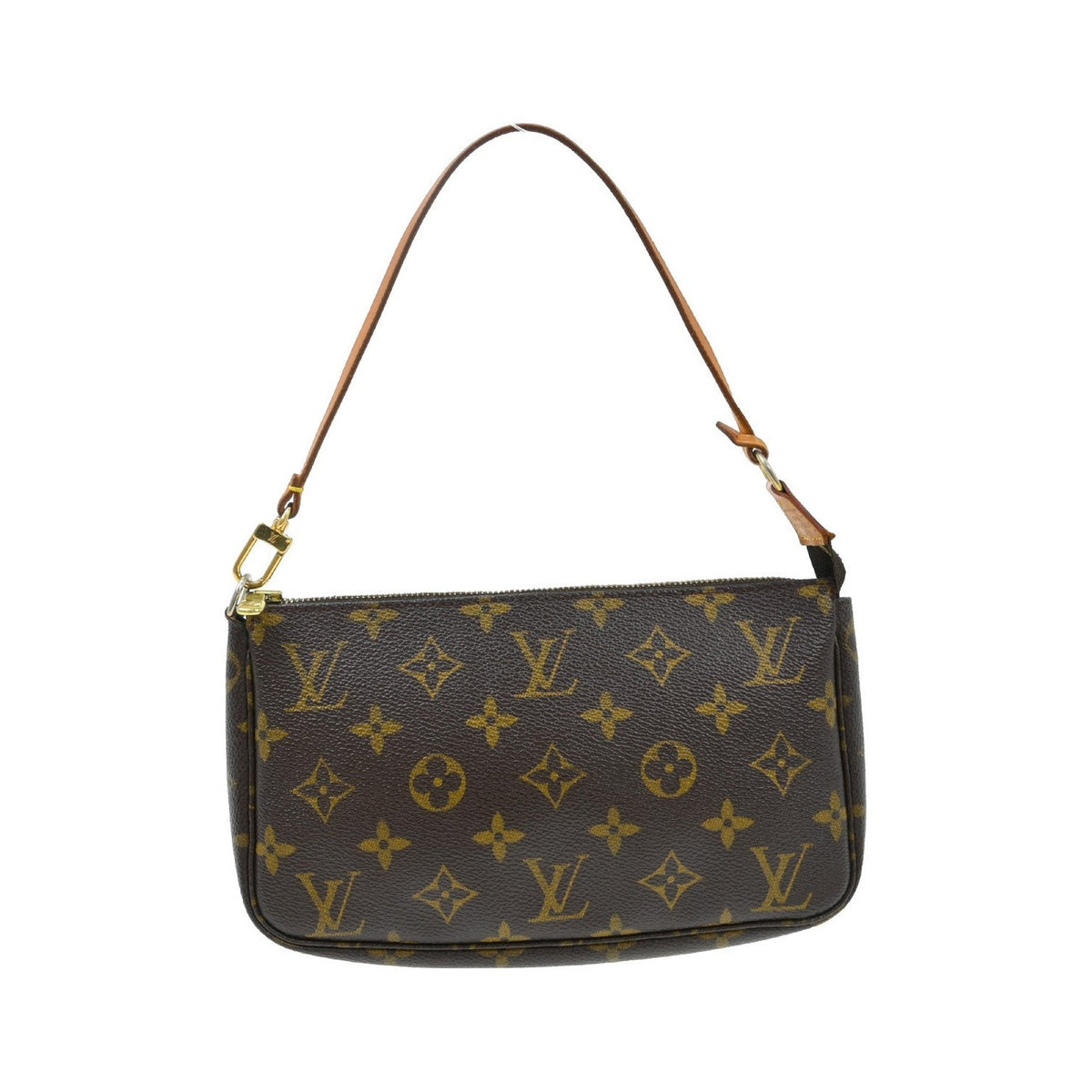 Louis Vuitton Pochette Accessoires Monogram Canvas, Brown, Canvas, Wallet