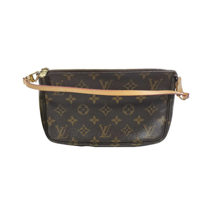 Louis Vuitton Pochette Accessoires Monogram Canvas, Brown, Canvas, Clutch