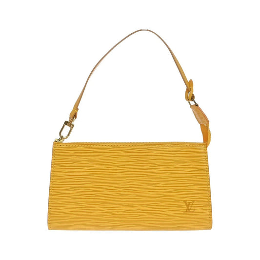 Louis Vuitton Pochette Accessoires NM Epi Leather, Yellow, Leather, Clutch