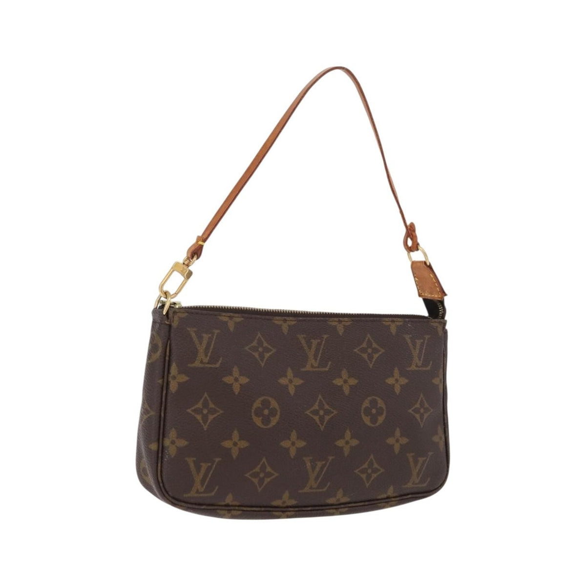 Louis Vuitton Pochette Accessoires NM Monogram Canvas, Brown, Canvas, Clutch