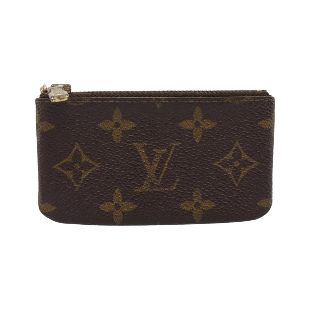 Louis Vuitton Pochette Clés Monogram Canvas, Brown, Canvas, Wallet