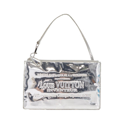 Louis Vuitton Pochette Clutch Monogram Miroir PVC, Silver, PVC, Clutch