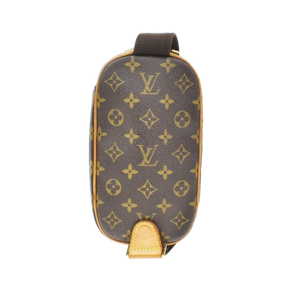 Louis Vuitton Pochette Gange Monogram Canvas, Brown, Canvas, Clutch