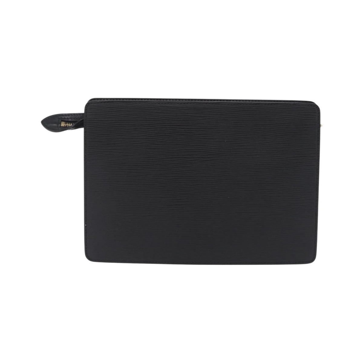 Louis Vuitton Pochette Homme Epi Leather, Black, Leather, Clutch