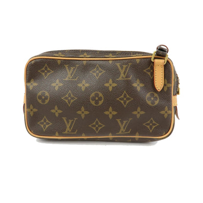 Louis Vuitton Pochette Marly Bandouliere Monogram Canvas, Brown, Canvas, Handbag