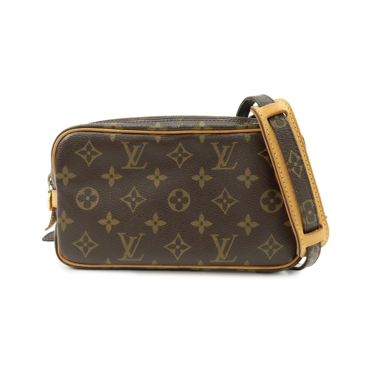 Louis Vuitton Pochette Marly Bandouliere Monogram Canvas, Brown, Canvas, Handbag