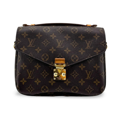 Louis Vuitton Pochette Metis Monogram Canvas, Brown, Canvas, Clutch