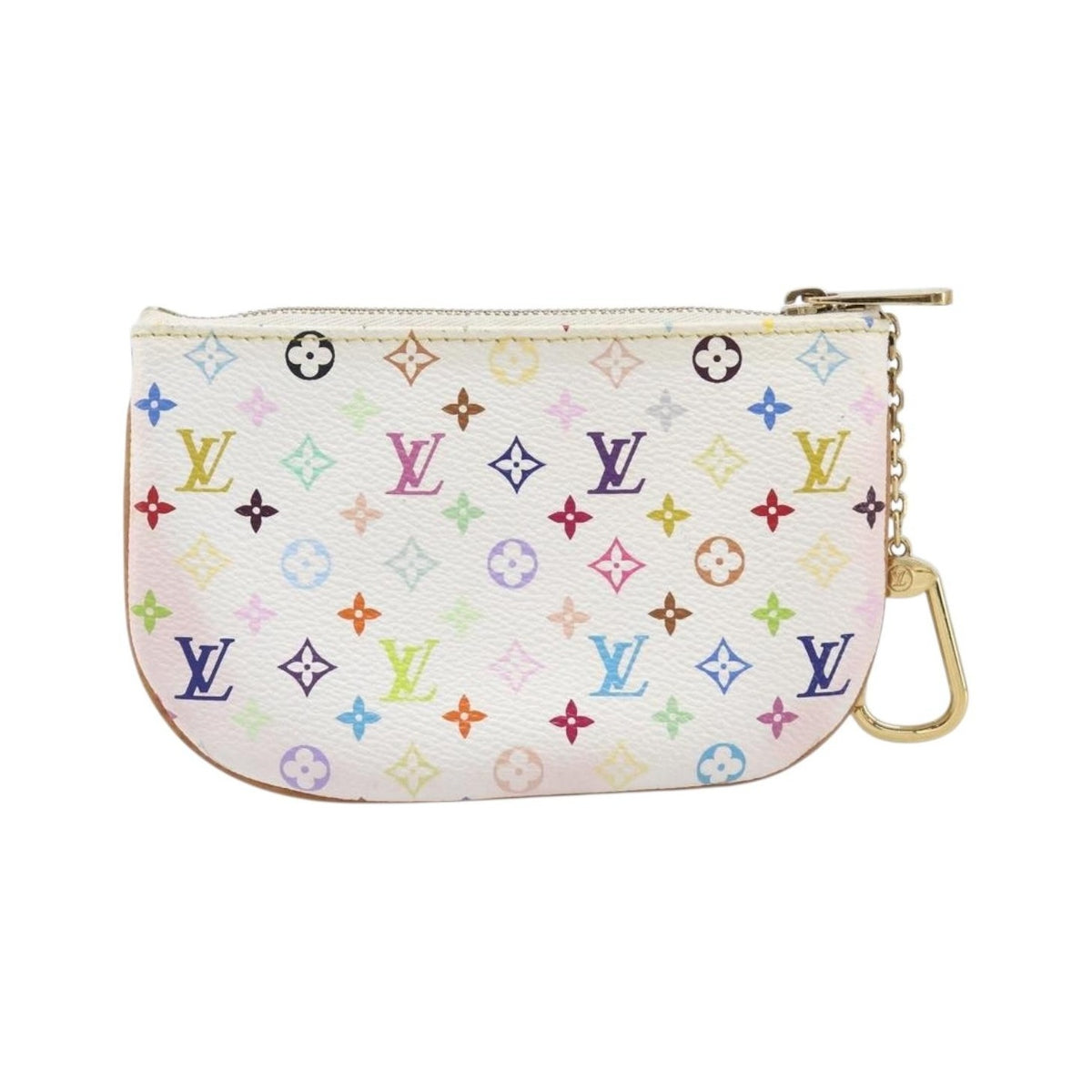 Louis Vuitton Pochette Plate Monogram Multicolor, Multicolour, Canvas, Clutch