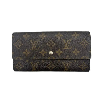Louis Vuitton Portefeuille Sarah Monogram Canvas, Brown, Canvas, Wallet
